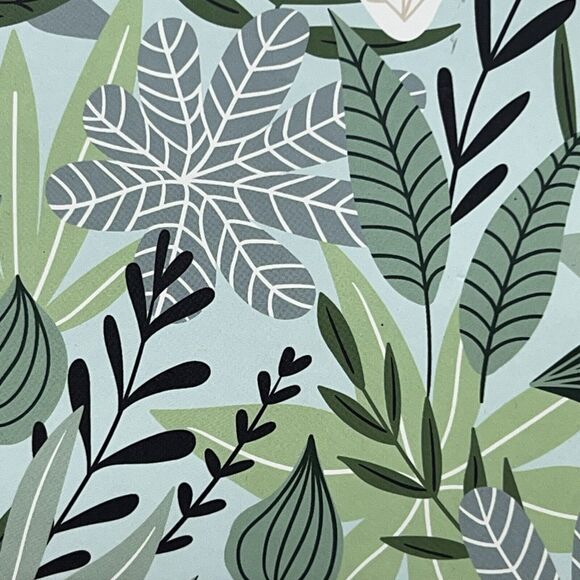 BLESSED Lined Hardcover Journal Notebook Green Gold Leaf Allover Print - Picture 7 of 17